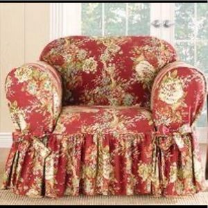 Surefit Waverly chair & ottoman slipcover